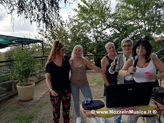 Nozze in Musica mette a disposizione anche il karaoke con 5000 basi musicali e Maxi schermo